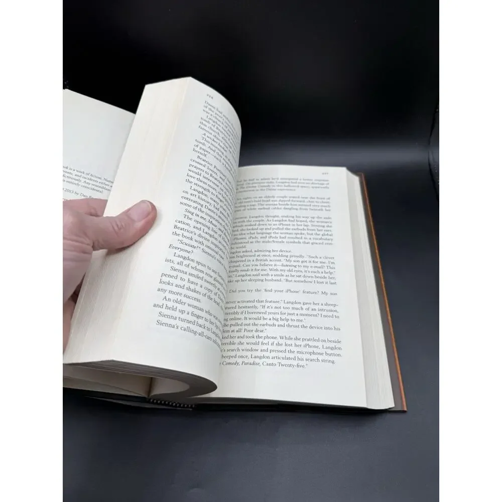 Dan Brown Inferno, First Edition, Doubleday Hardcover DJ L, Excellent Condition